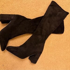 Steve Madden Black Heeled Boots